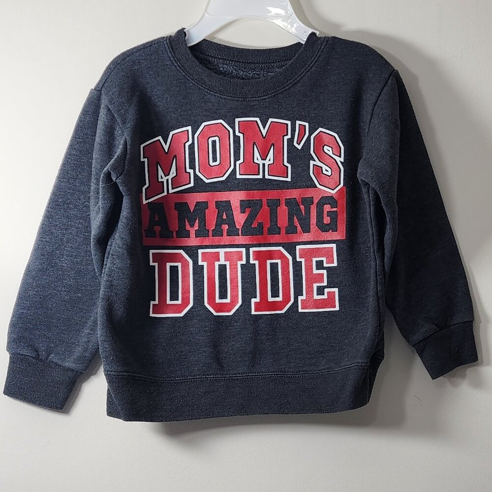 Garanimals Sweatshirt “moms amazing dude” Size 3T